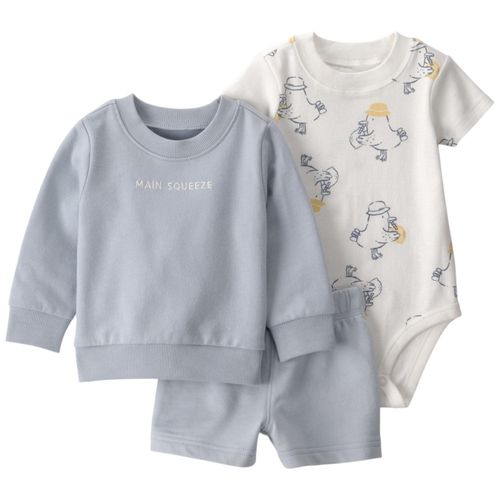 Conjunto multicolor de 3 piezas para bebé niño