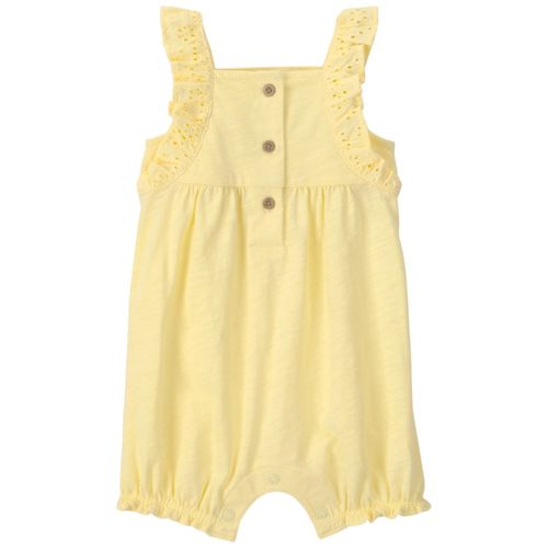 Romper amarillo para bebé niña