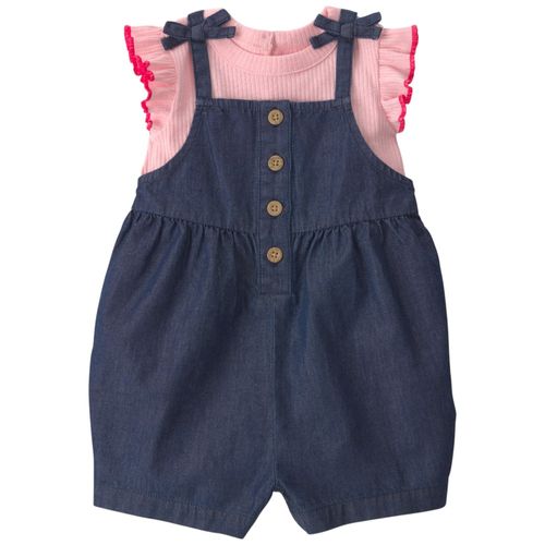 Conjunto de 2 piezas bicolor para bebé niña