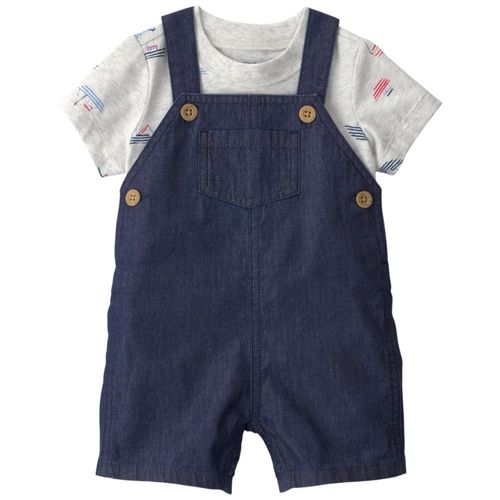 Conjunto de 2 piezas bicolor para bebe niño