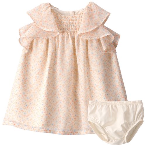 Vestido con estampado floral para bebe niña