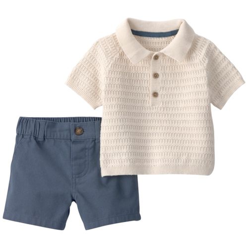 Conjunto de 2 piezas bicolor para bebe niño