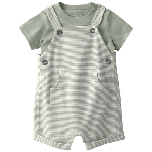 Conjunto bicolor de 2 piezas rayado para bebé niño