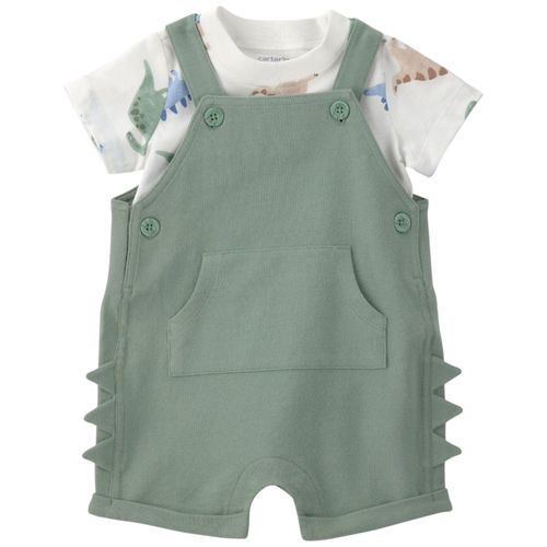 Conjunto de 2 piezas con estampado de dinosaurios para bebé niño