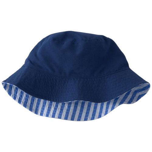 Sombrero reversible bicolor rayado para niño