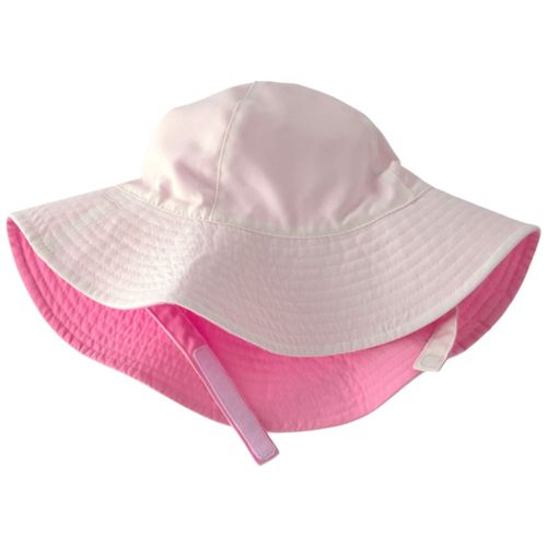 Sombrero bicolor reversible para bebé niña