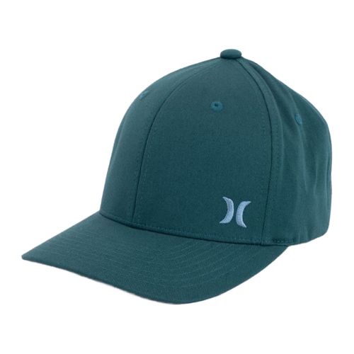 Gorra Hurley estilo baseball verde sólida para hombre