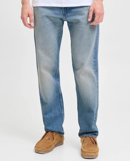 Jeans Jack & Jones straight fit azul claro denim lavado para hombre