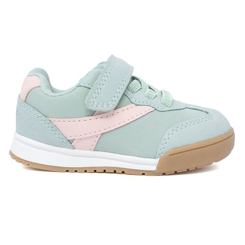 Zapato Colloky verde para niña bebé