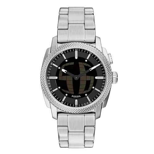 Reloj Fossil análogo digital de acero inoxidable en plateado para hombre