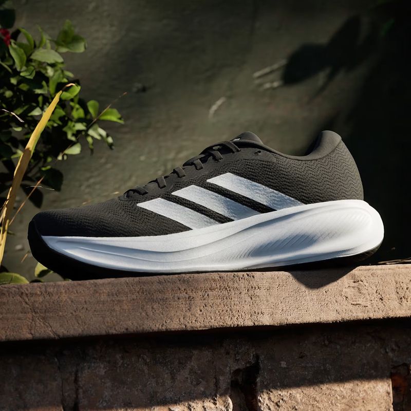 Zapato Adidas Response Runner 2 deportivo negro para mujer - Siman