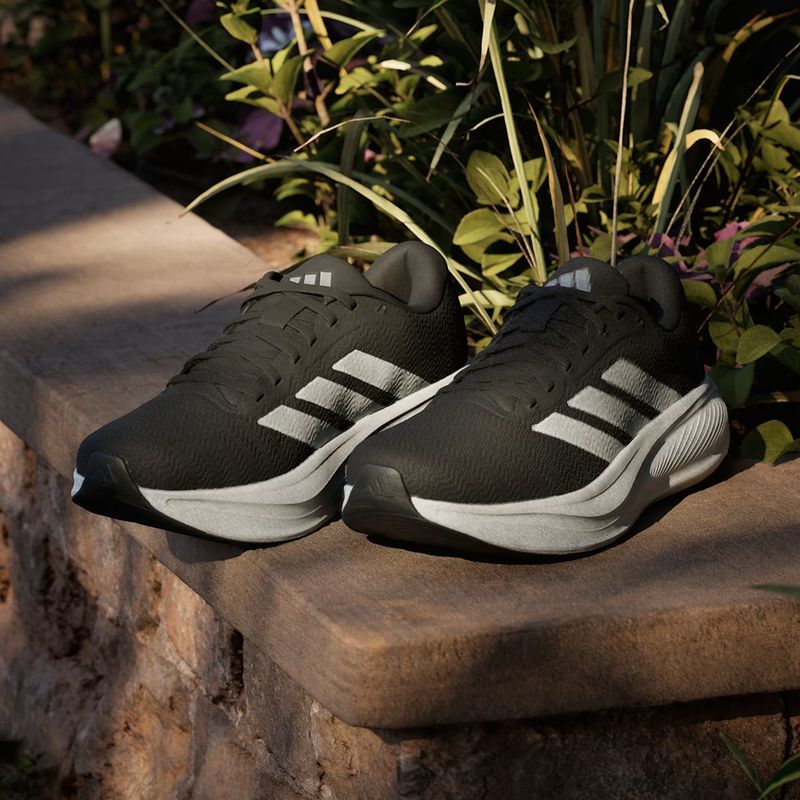 Zapato Adidas Response Runner 2 deportivo negro para mujer - Siman