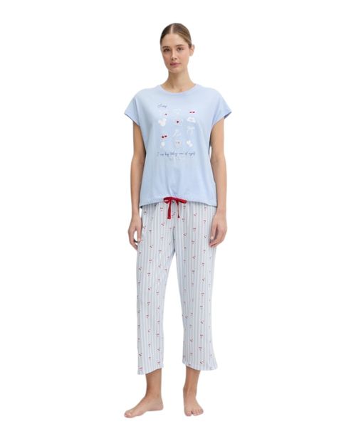 Pijama con pantalón Women Secret estampada para mujer