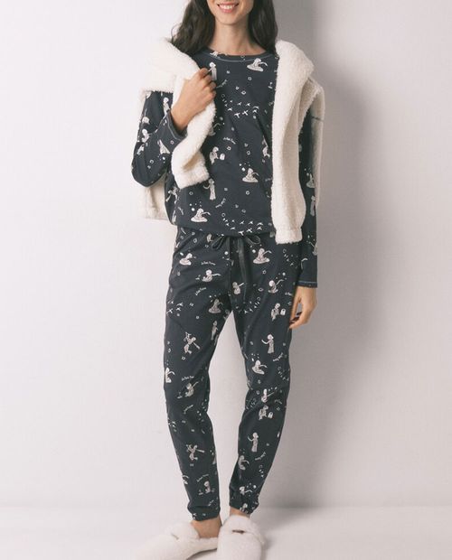 Pijama con pantalón Women Secret estampado del Principito para mujer