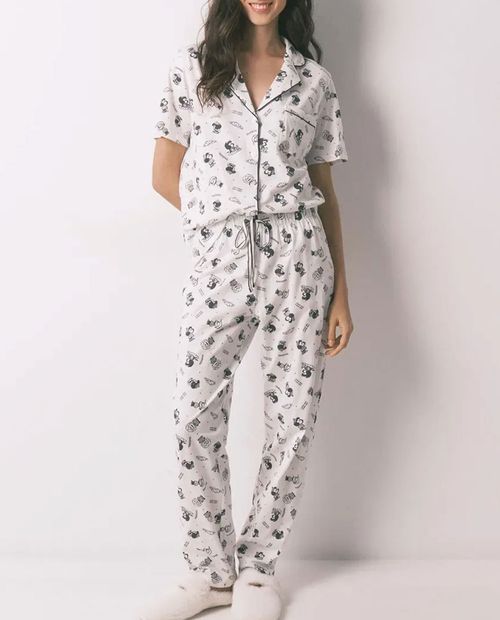 Pijama con pantalón Women Secret estampado de Mafalda para mujer