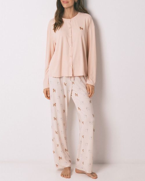 Pijama con pantalón Women Secret estampada para mujer