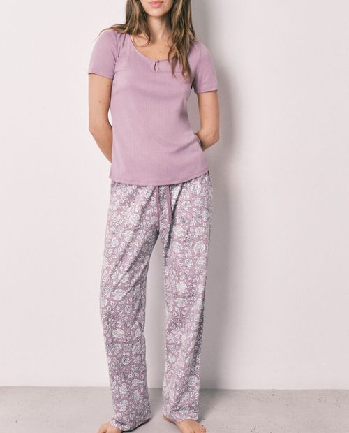 Pijama con pantalón Women Secret estampada para mujer
