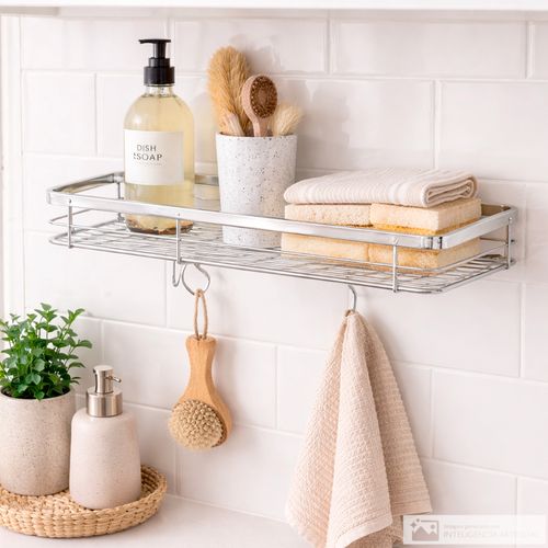 Organizador colgante para baño 35x14x7 cm