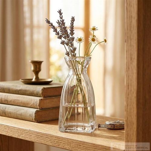 Mini florero decorativo de vidrio 5x11 cm
