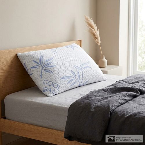 Almohada de enfriamiento .con fibras de bambú