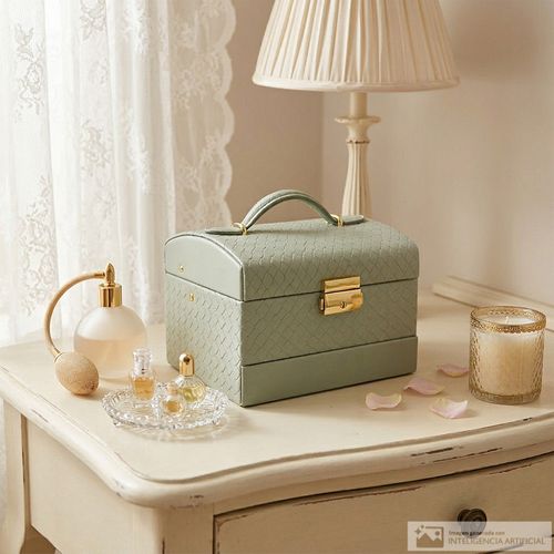 Joyero con gavetas color surtido 16x11.5 cm