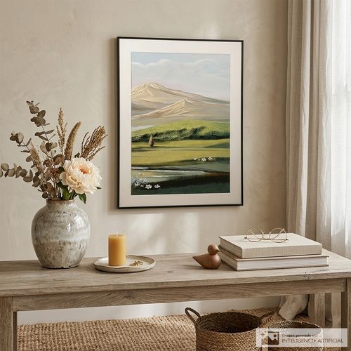 Cuadro decorativo paisaje de montañas 60x80 cm