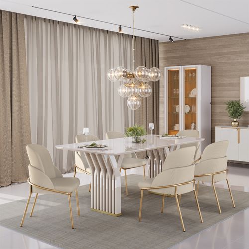 Juego de comedor 6 personas Yara Vita