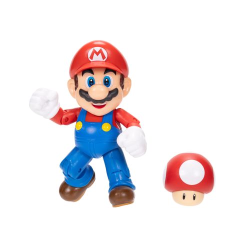 Figura articulada 10cm Super Mario con accesorios