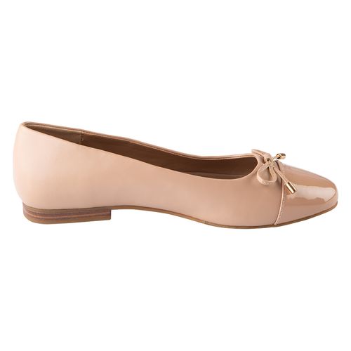 Zapatos Planos Casuales Chantel Para Mujer Beige Fioni 199813