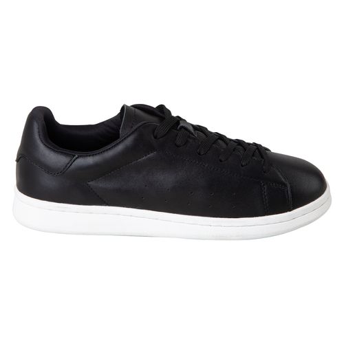 Zapatos Casuales Steffi Tipo Sneakers Para Mujer Negro Comfort Plus 200226