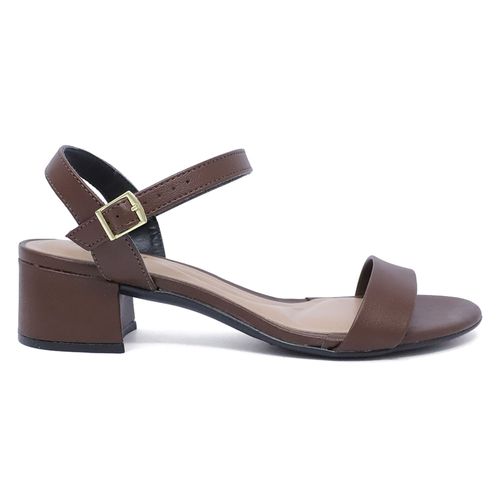 Sandalia casual Sabrina color café para mujer
