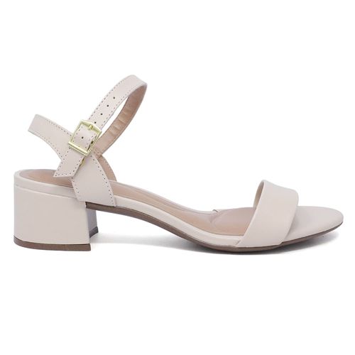 Sandalia casual Sabrina color beige para mujer