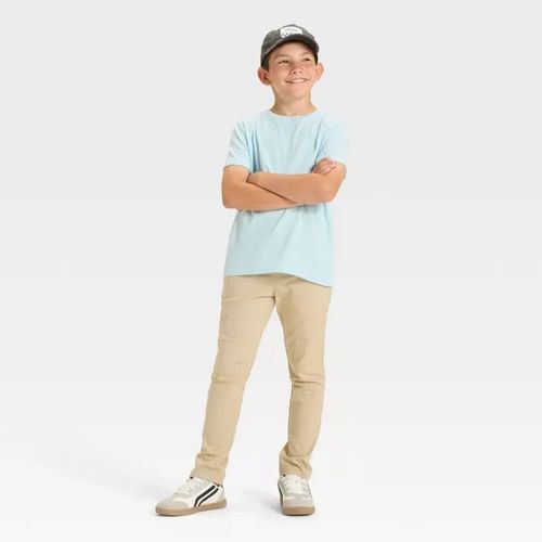 Pantalón jogger beige para niño