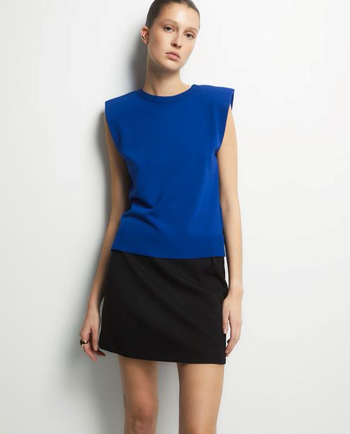 Camiseta Sfera sólida sin mangas para mujer