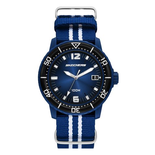 Reloj Skechers análogo de resina azul para hombre