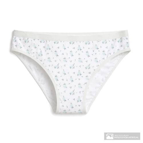 Panti Accente estampado de cintura media para mujer