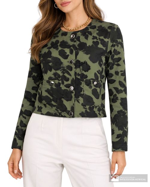 Chaqueta Sabrina estampada para mujer