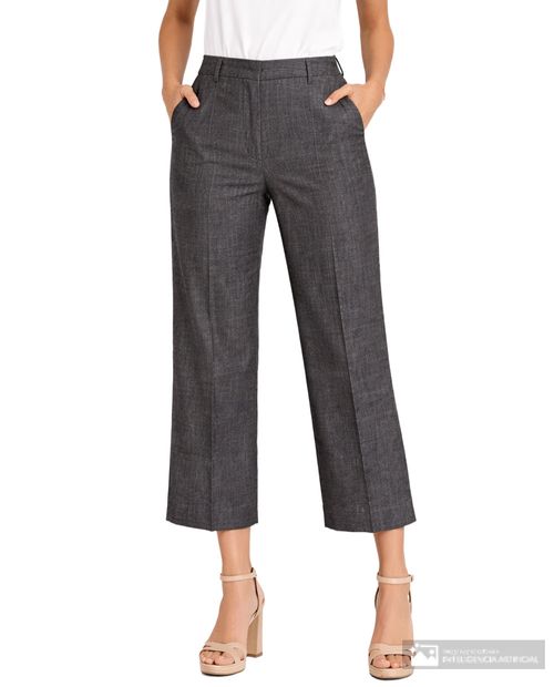 Pantalón Marcella palazzo de cintura alta para mujer