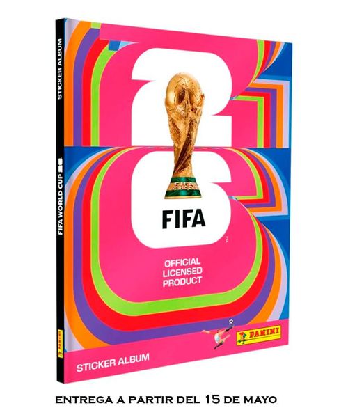 Álbum oficial COPA MUNDIAL DE LA FIFA 2026 tapa dura Panini