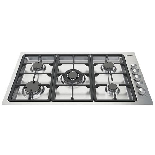 Combo Cocina empotrable 5 quemadores a gas 86 cm (36") WP3550S Whirlpool + Arrocera 20 tazas