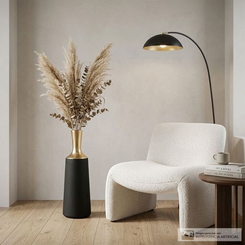 Jarrón decorativo de vidrio 20x61 cm