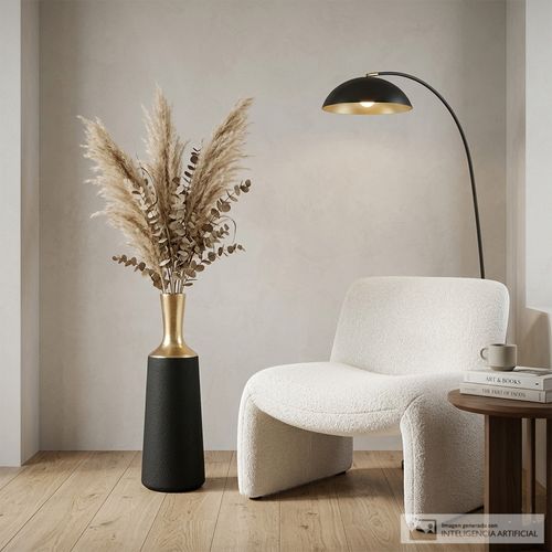 Jarrón decorativo de vidrio 25x81 cm