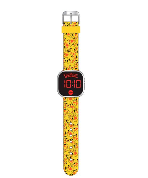Reloj Digital Infantil Pokémon Pikachu con Correa Ajustable
