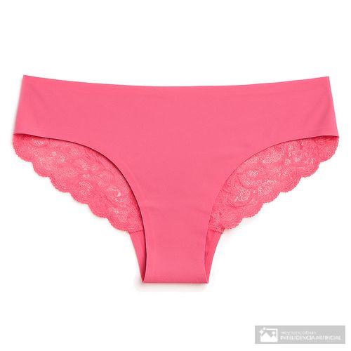 Tanga Accente rosada de cintura corta para mujer