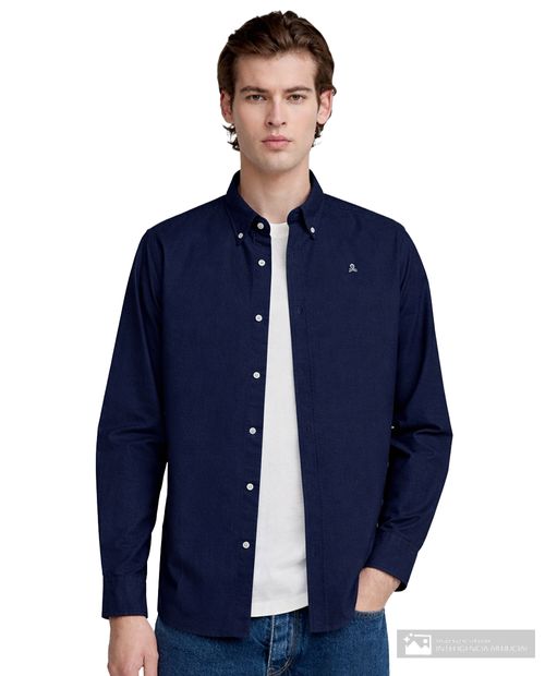 Camisa oxford Scalpers regular fit sólida para hombre
