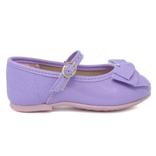 Zapato balerina Orange lila para niña bebé
