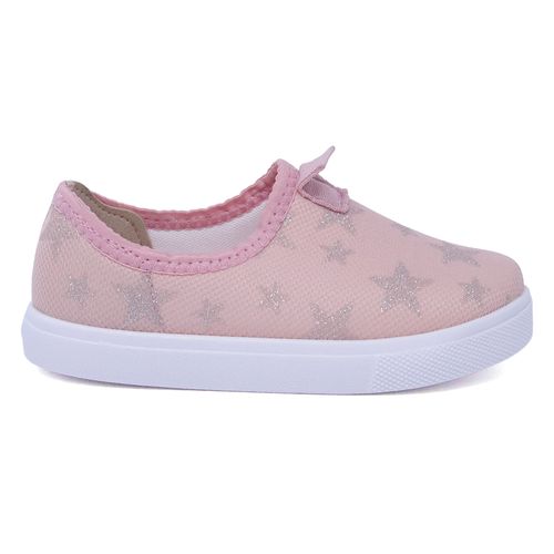 Zapato casual Orange rosado con estrellas para niña bebé