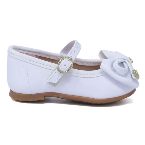 Zapato balerina Orange blanco para niña bebé