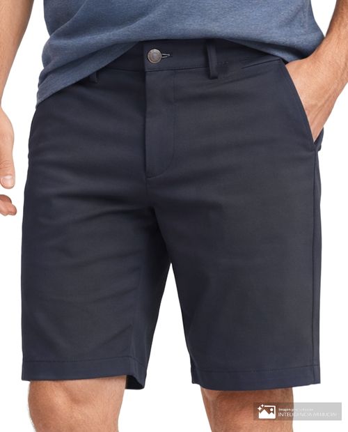 Short chino Oscar de la Renta gris oscuro sólido para hombre