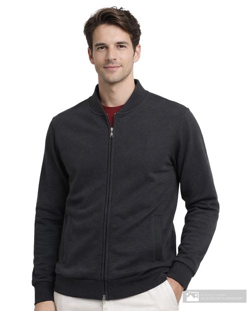 Suéter Oscar de la Renta tailored fit gris oscuro para hombre